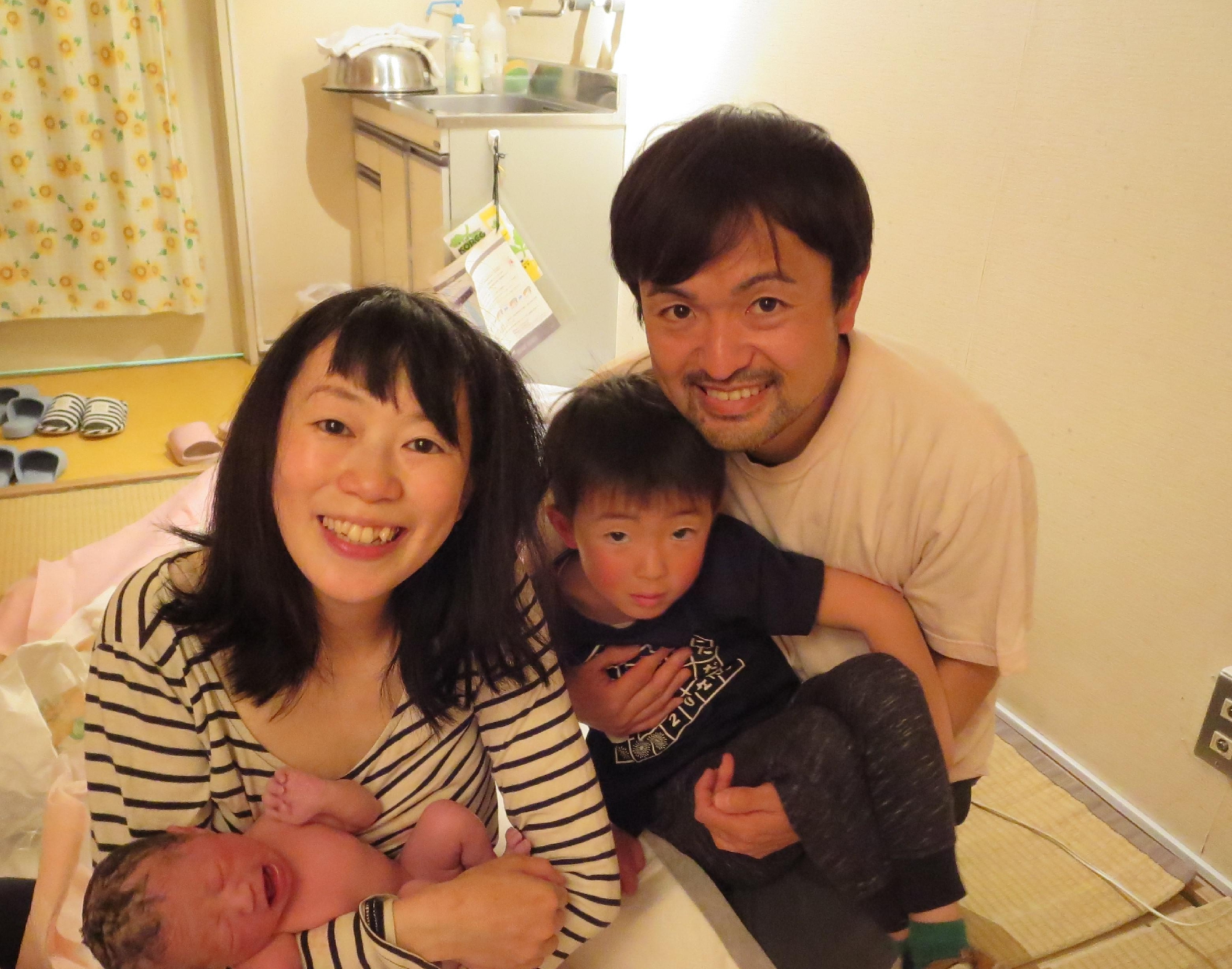 春のマタニティウオーキング二日後に出産！